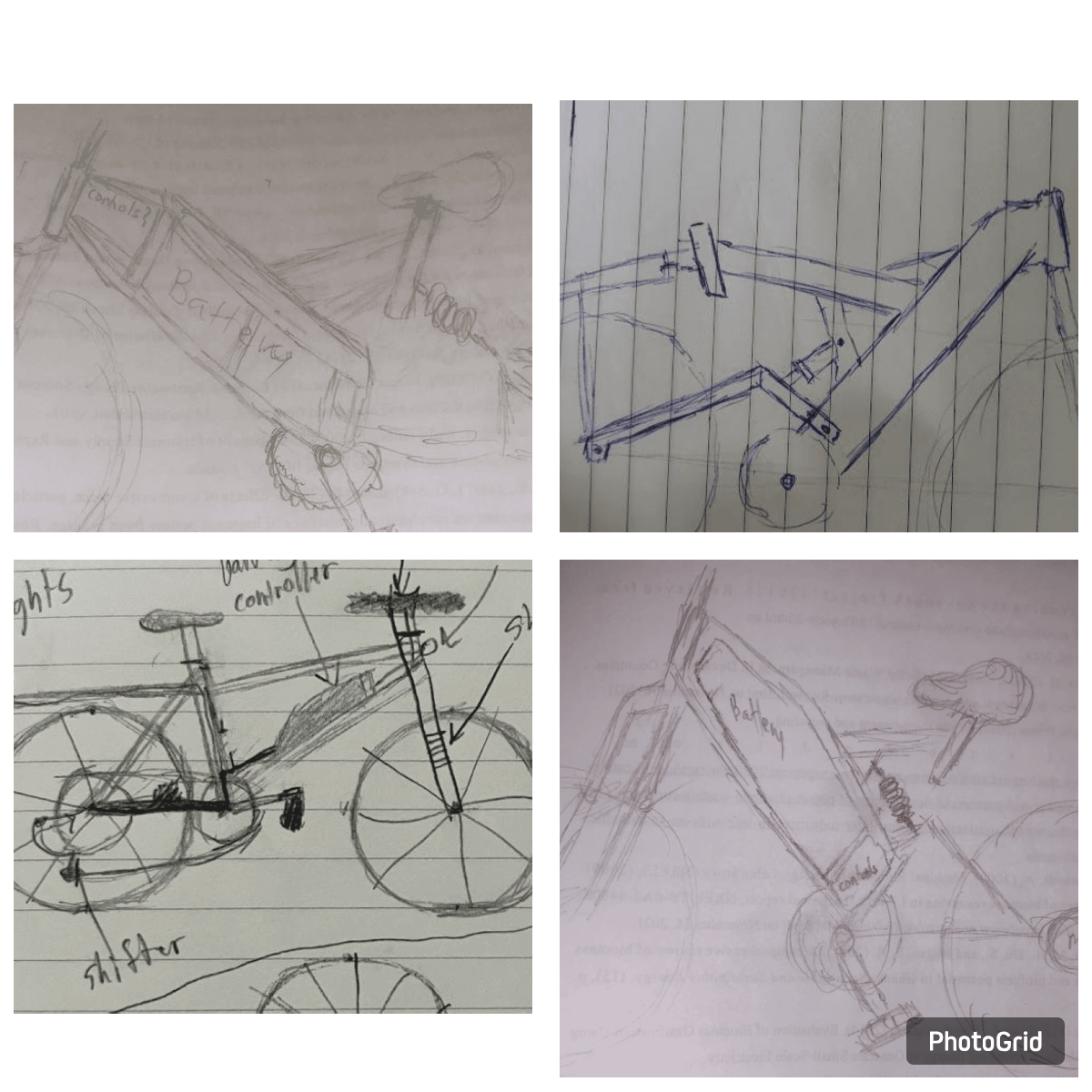 Bike Design sketches